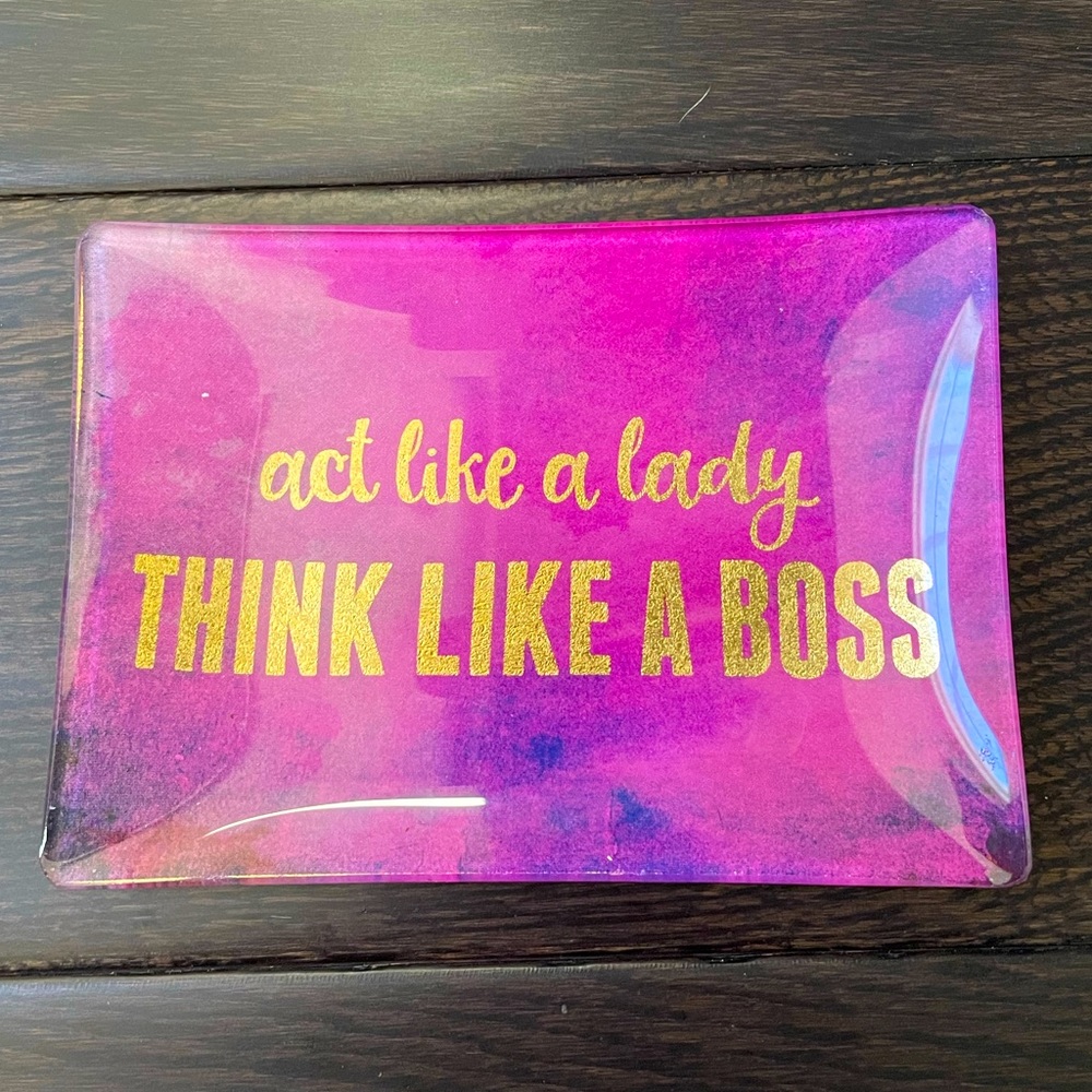 Like A Boss Jewelry Dish